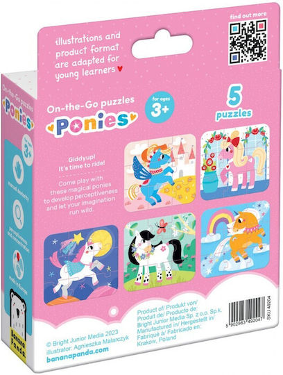 Kinderpuzzle 5pcs Banana Panda
