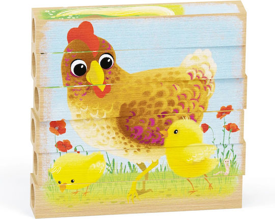 Holz Kinderpuzzle 6pcs Quercetti