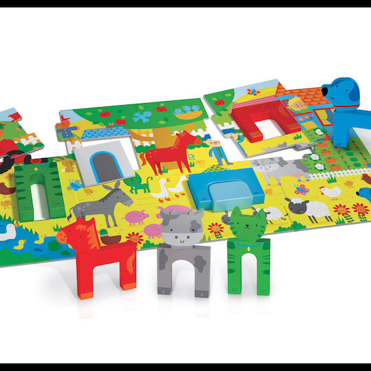 Детски Пъзел Funny Funny Farm за Над 2 години+ Години 12бр Headu