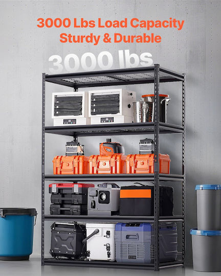 Vevor Dexion Shelf 123x61x182cm with 5 Shelves Total Load Capacity 1360kg