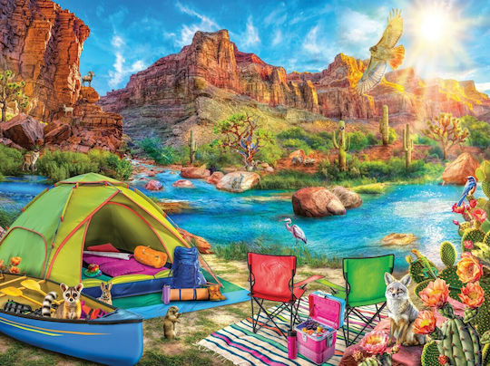 Canyon Camping Puzzle 2D 1500 Pieces