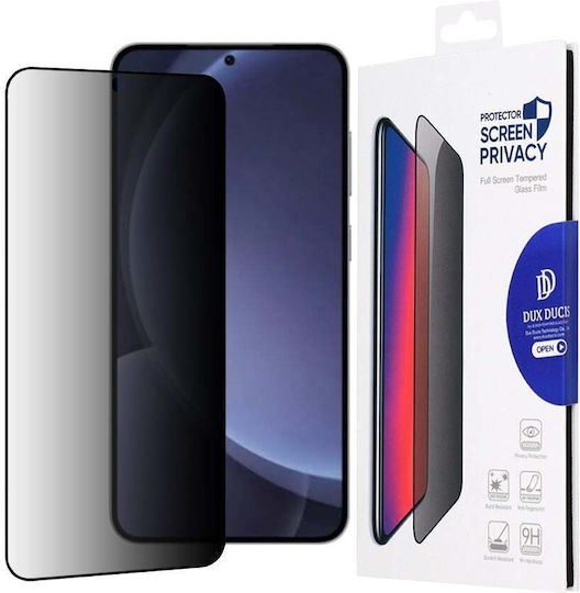 Dux Ducis Privacy Tempered Glass Μαύρο (Samsung Galaxy S25 Plus, Dux Ducis)