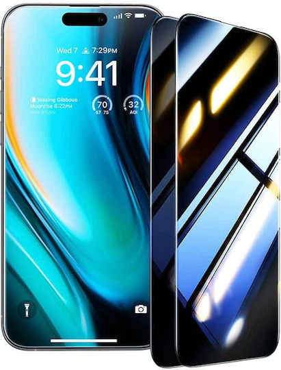 Torras Privacy Tempered Glass (iPhone 15 Plus / 16 Plus)