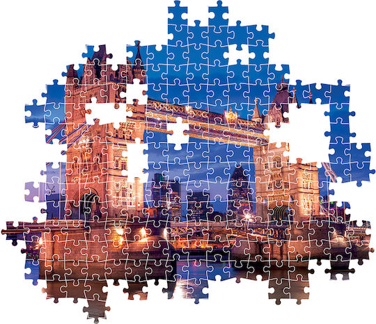 Clementoni Cle Puzzle 1000 Compact Bridge At Night 39772