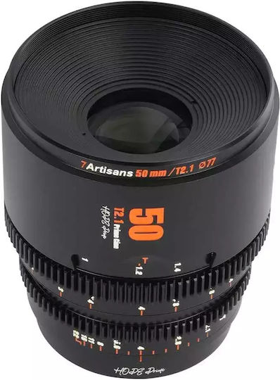 7artisans Crop Φωτογραφικός Φακός Photoelectric 50mm T2.1 Hope S35 Cine Σταθερός για Canon RF Mount Μαύρος