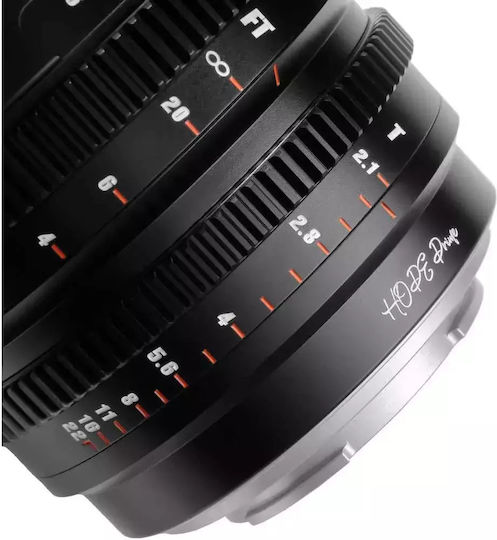 7artisans Crop Φωτογραφικός Φακός Photoelectric 10mm T2.1 Hope S35 Cine Σταθερός για Canon RF Mount Μαύρος