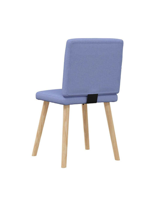 Dining Room Fabric Chair Denim Blue 45x54x86cm 2pcs