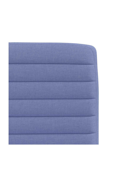 Dining Room Fabric Chair Denim Blue 45x54x86cm 2pcs