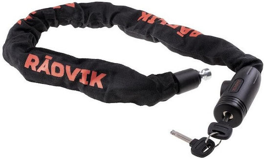 Radvik Bicycle Cable Lock with Key Black
