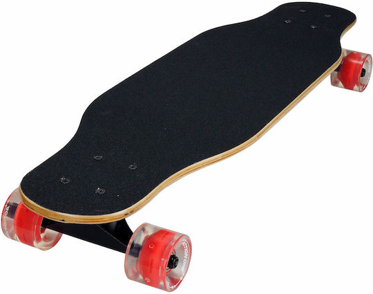 Action One Complete Longboard Dragon 80 X 20 Cm Red