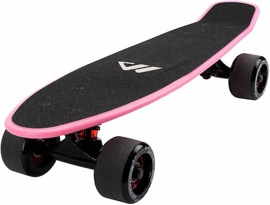 Action One Komplettes Penny Board Pro Serie 56 x 15 cm Breite Räder Pink