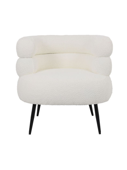 Foleja Armchair White 76x75x72cm