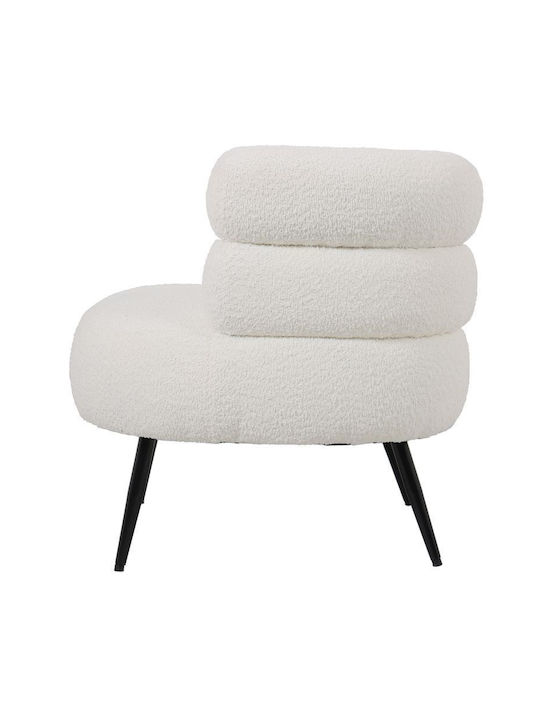 Foleja Armchair White 76x75x72cm