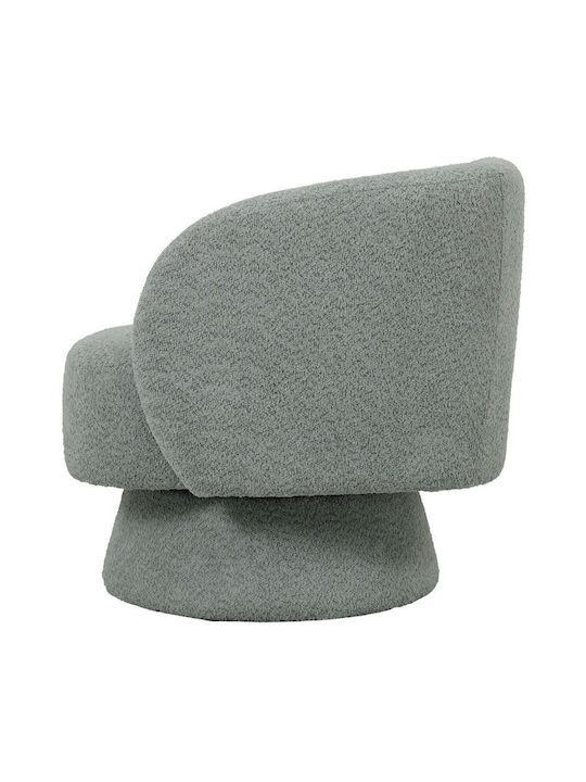 Kreslo Sessel Drehbar Light Green 78x81x77cm