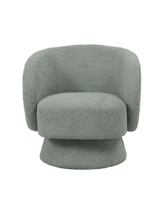 Kreslo Sessel Drehbar Light Green 78x81x77cm