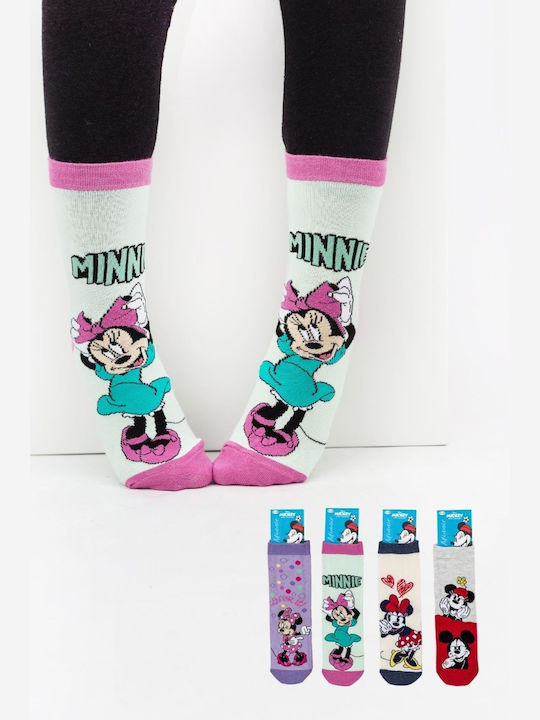 Disney Kids' Socks Colorful 4 Pairs