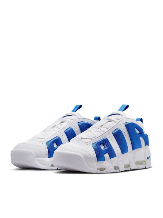 Air More Uptempo Low Sneakers White / Royal