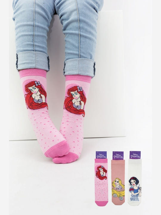 Disney Kids' Socks Colorful 3 Pairs