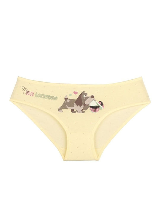 Donella Kids' Brief Yellow