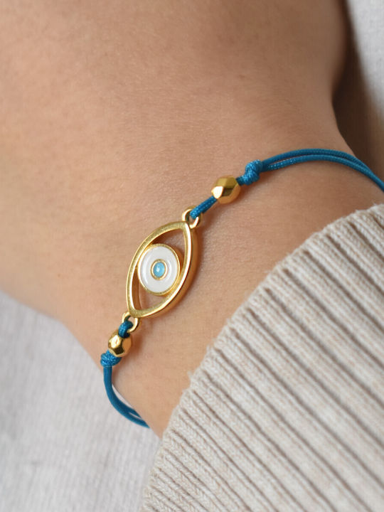 Philio Women's Bracelet with design Eye Gold Plated