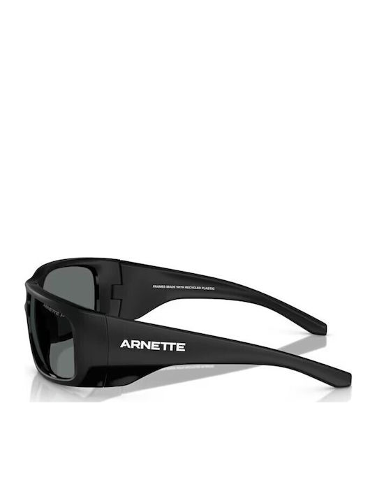 Arnette Flipside Ανδρικά Γυαλιά Ηλίου με Μαύρο Κοκκάλινο Σκελετό και Γκρι Φακό AN4345 290081