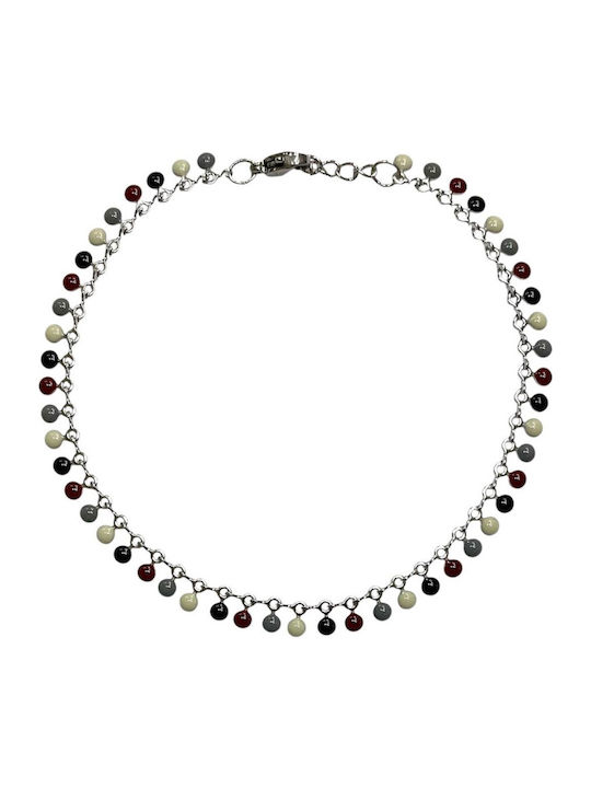 Tatu Moyo Fußarmband aus Stahl