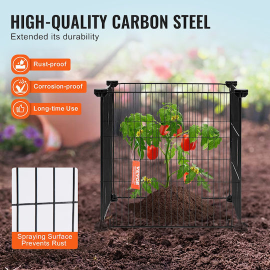 Vevor Κλουβί από Μέταλλο 39x39cm QBWZCL14YCHSHLKV6V0 5τμχ