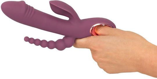 You2Toys Slim Triple Mini Δονητής G-Spot 2cm Μωβ