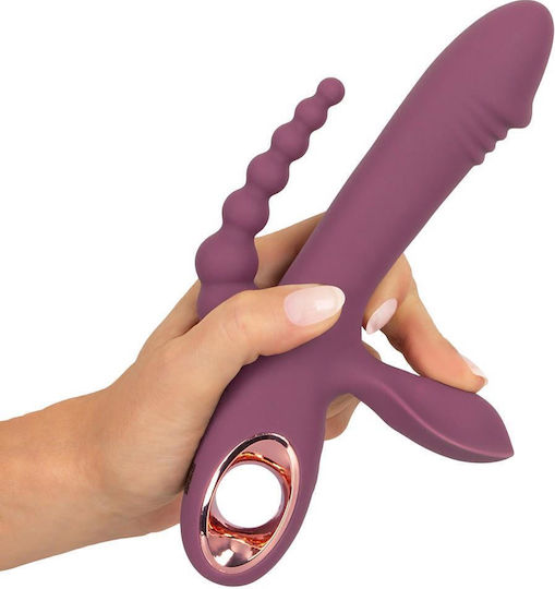 You2Toys Slim Triple Mini Δονητής G-Spot 2cm Μωβ