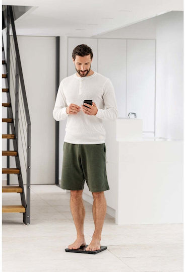 Beurer BF500 Smart Bathroom Scale with Body Fat Counter & Bluetooth Gray