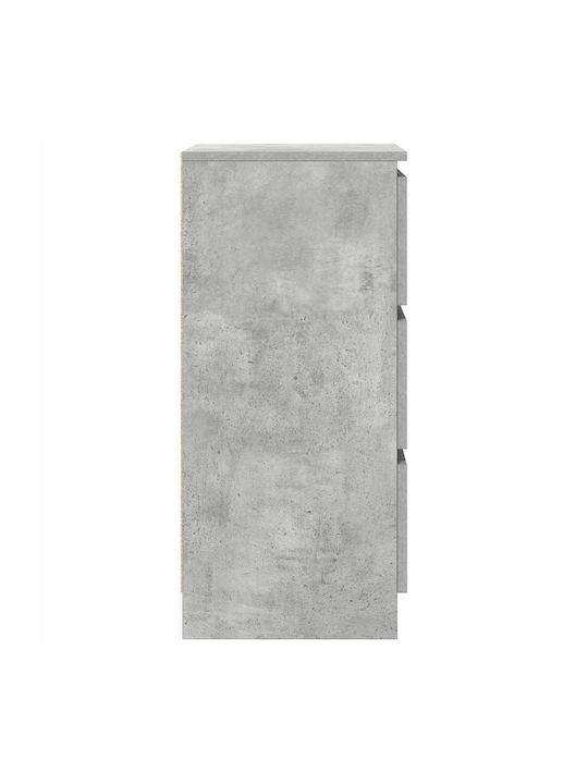 Συρταριέρα Γραφείου Ξύλινη Γκρι 37.5x35x76cm