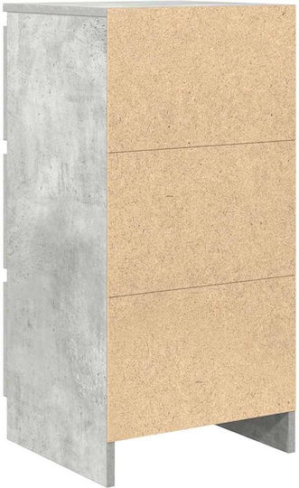 Sertar De Birou Din Lemn Gri 37.5x35x76cm