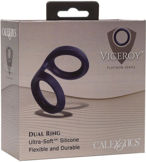 Calexotics Viceroy Platinum Series Δαχτυλίδι Πέους Σιλικόνης Blue SE-0432-10-3
