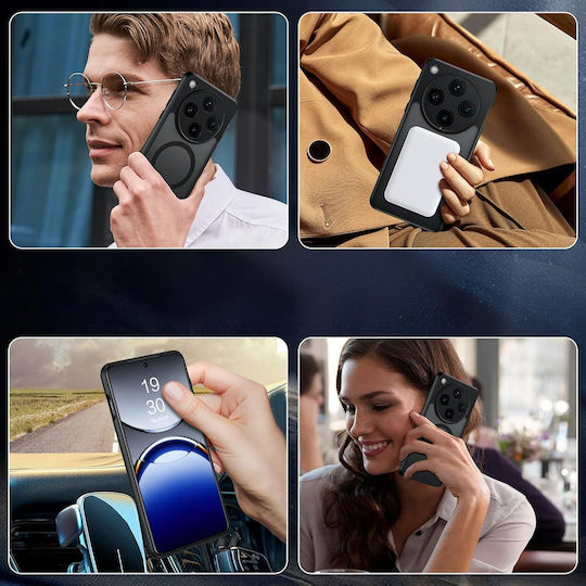 Erbord Back Cover Plastic / Silicone Black (Oppo Find X8 Pro)