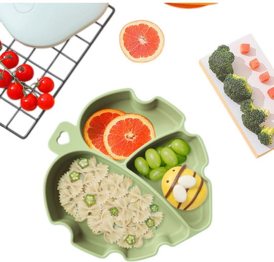 Queen Mother Baby Food Plate made of Silicone Gray