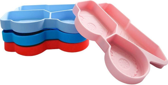 Queen Mother Baby Food Plate made of Silicone Blue