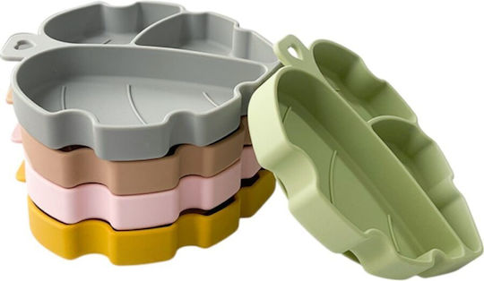 Queen Mother Baby Food Plate made of Silicone Gray