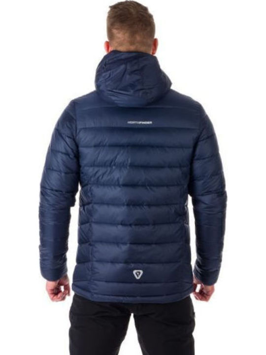 Winter Jacke Puffer Wasserdicht und Winddicht Blue
