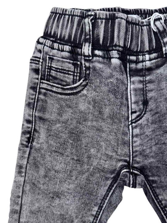 Kinder Schlaghose Jeans Schwarz