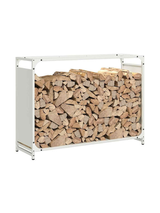 vidaXL Wooden Shelf Wood Storage 90x28x65cm White