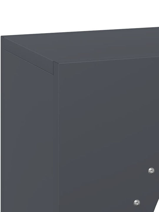 vidaXL Hölzernes Regal Holzlagerung 50x23x100cm