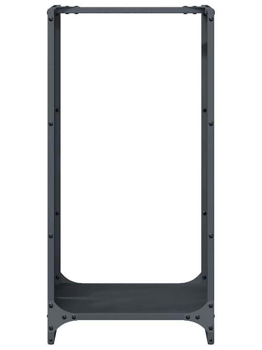 vidaXL Ξύλινο Ράφι Αποθήκευσης Ξύλων 40x30x80cm Γκρι