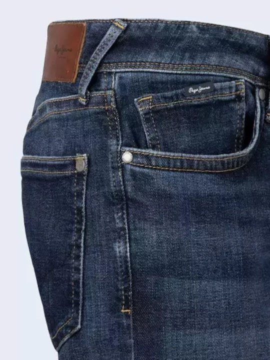 Hatch Ανδρικό Παντελόνι Τζιν με Slim Εφαρμογή Μπλε