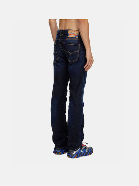 Larkee Ανδρικό Παντελόνι Τζιν Ελαστικό Denim Blue