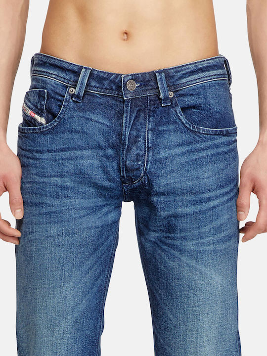 Larkee Мъжки Дънков Панталон Regular Fit Denim Blue