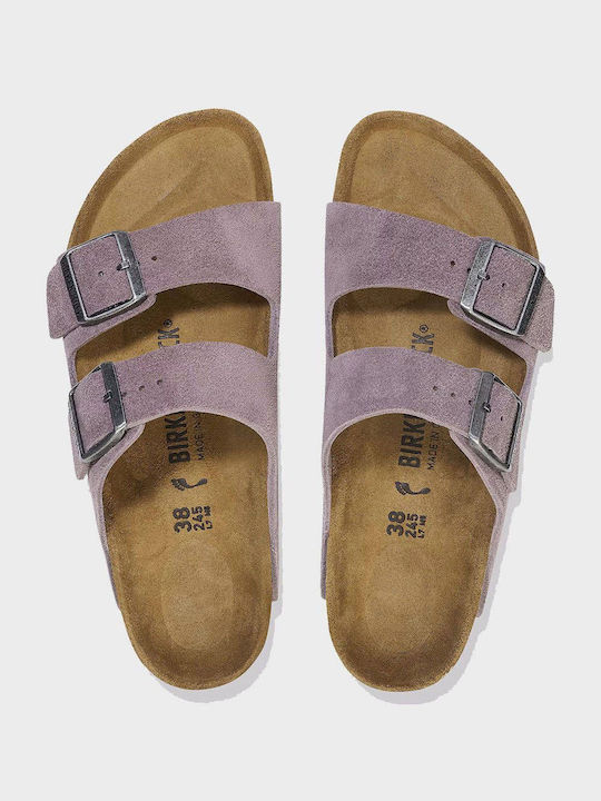 Birkenstock Arizona Women's Flat Sandals in Purple Color Regular Fit