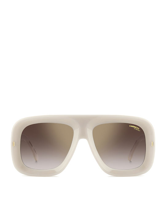 Carrera Ochelari De Soare Unisex Cu Ramă Bej Din Plastic Și Lentile Gri Degrade FLAGLAB 18 SZJ/YK