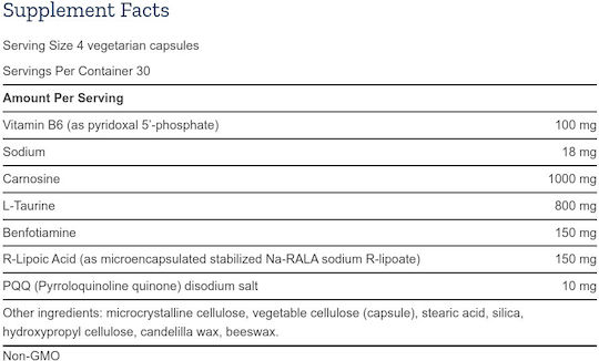 Life Extension Mitochondrial Energie Optimizer mit PQQ Besondere Nahrungsergänzungsmittel 120 Kräuterkapseln