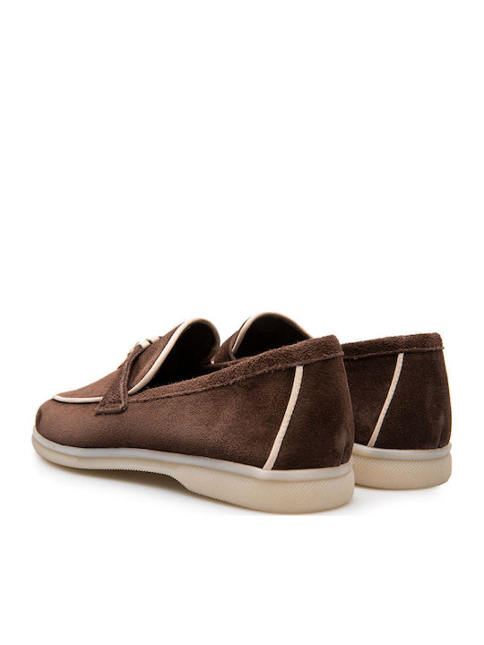 Women's Moccasins in Brown Color