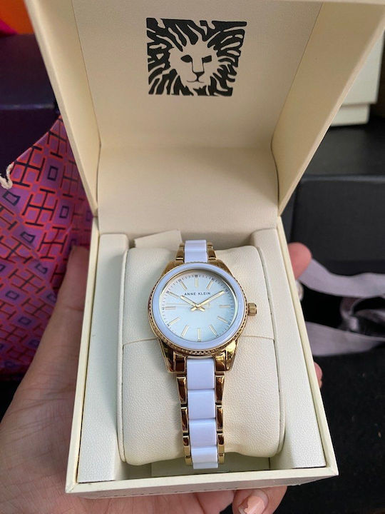 Anne Klein Γυναικείο Ρολόι 37.5mm Μπαταρίας με Μεταλλικό Μπρασελέ